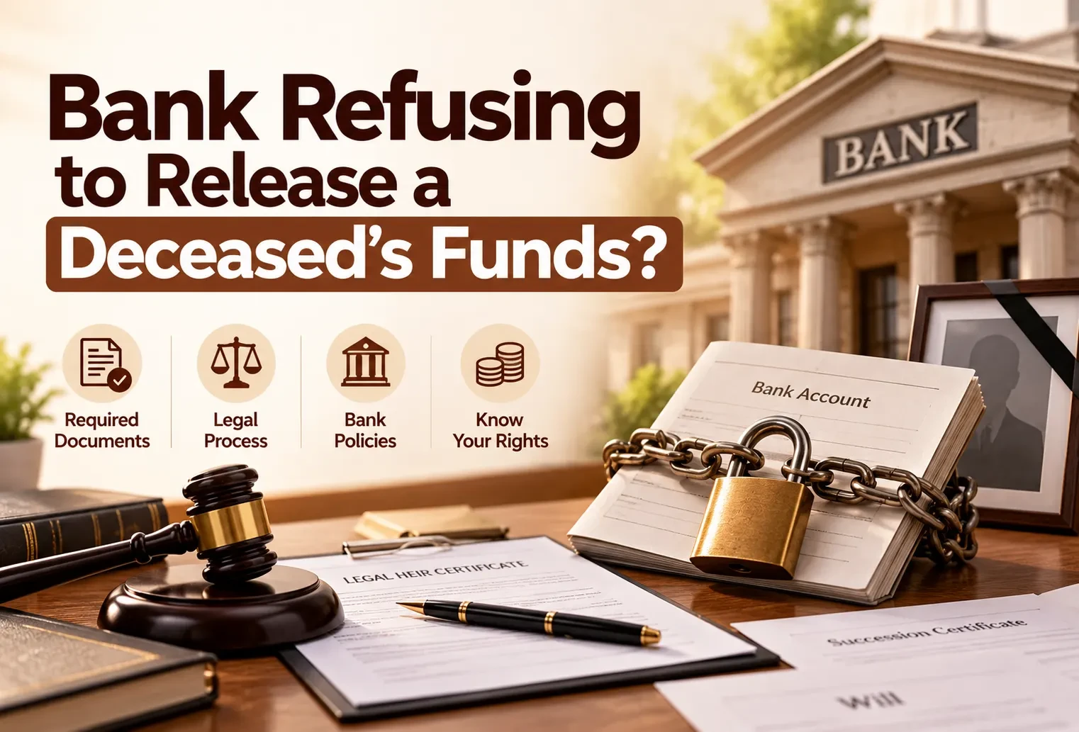 Bank Refusing to Release a Deceased’s Funds? Legal Remedies for Heirs