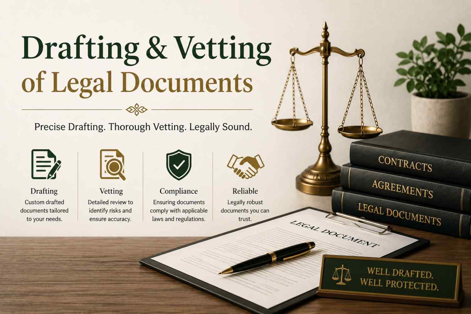 Drafting & Vetting of Legal Documents image